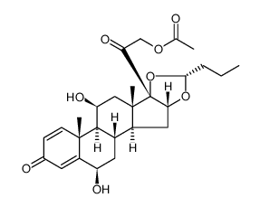 6β-羟基21-乙酰氧基布地奈德图片