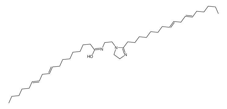 (8Z,9Z,11Z,12Z)-N-[2-[4,5-dihydro-2-(heptadeca-8,11-dienyl)-1H-imidazol-1-yl]ethyl]octadeca-9,12-dien-1-amide结构式