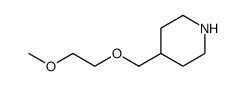 Piperidine, 4-[(2-methoxyethoxy)methyl] Structure