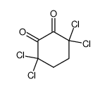 3,3,6,6-tetrachloro-1,2-cyclohexanedione Structure