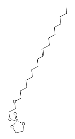 2-(2-(octadec-9-en-1-yloxy)ethoxy)-1,3,2-dioxaphospholane 2-oxide结构式