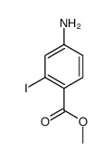 4-氨基-2-碘苯甲酸甲酯结构式