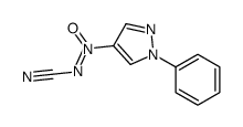 cyanoimino-oxido-(1-phenylpyrazol-4-yl)azanium结构式