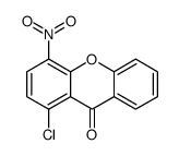 1-chloro-4-nitroxanthen-9-one结构式