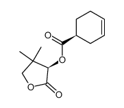 3-Cyclohexene-1-carboxylic acid (R)-pentalactone ester结构式