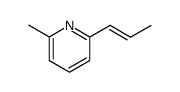 Pyridine, 2-methyl-6-(1-propenyl)- (9CI)结构式