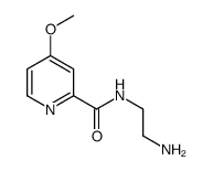 N-(2-aminoethyl)-4-methoxypyridine-2-carboxamide结构式