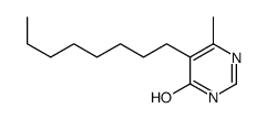 6-methyl-5-octyl-1H-pyrimidin-4-one Structure