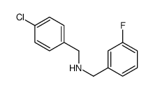 N-(4-Chlorobenzyl)-3-fluorobenzylamine structure