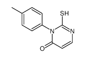 3-(4-methylphenyl)-2-sulfanylidene-1H-pyrimidin-4-one Structure