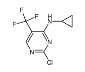 2-chloro-N-cyclopropyl-5-(trifluoromethyl)pyrimidin-4-amine图片