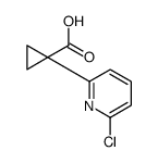 1-(6-氯-吡啶-2-基)-环丙基羧酸结构式