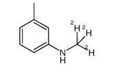 N,3-Dimethylaniline-d3结构式