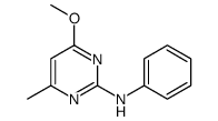 4-methoxy-6-methyl-N-phenylpyrimidin-2-amine结构式