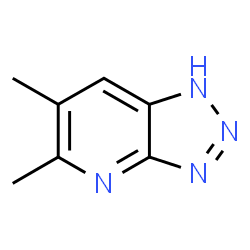 v-Triazolo[4,5-b]pyridine, 5,6-dimethyl- (6CI) structure