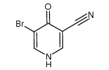 5-溴-4-羟基吡啶-3-腈结构式