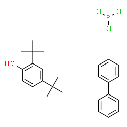 DI-TERT-BUTYLPHOSPHONITE/BIPHENYL Structure