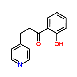 1-(2-Hydroxyphenyl)-3-(4-pyridinyl)-1-propanone Structure