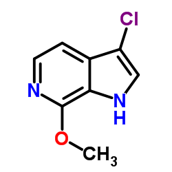 3-Chloro-7-methoxy-1H-pyrrolo[2,3-c]pyridine Structure