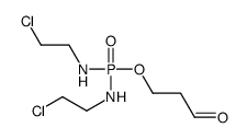 3-bis(2-chloroethylamino)phosphoryloxypropanal结构式