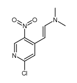 (E)-2-(2-chloro-5-nitropyridin-4-yl)- N,N-dimethylethenamine结构式