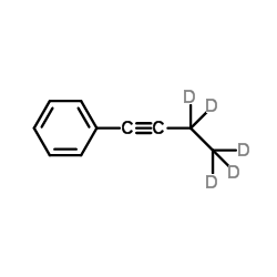 1-Butynylbenzene-d5 Structure