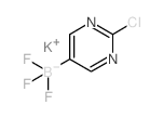 Potassium (2-chloropyrimidin-5-yl)trifluoroborate Structure