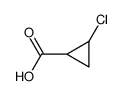 2-Chlorocyclopropane-1-carboxylic acid Structure