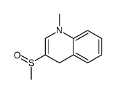 1-methyl-3-methylsulfinyl-4H-quinoline Structure