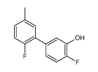 2-fluoro-5-(2-fluoro-5-methylphenyl)phenol Structure