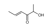 4-Hexen-3-one, 2-hydroxy- (9CI)结构式