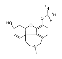 Galanthamine-O-methyl-d3结构式