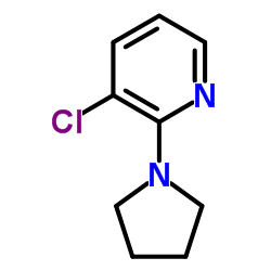 3-Chloro-2-(1-pyrrolidinyl)pyridine Structure