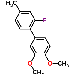 3',4'-Dimethoxy-2-fluoro-4-Methylbiphenyl picture