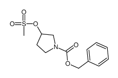 BENZYL 3-((METHYLSULFONYL)OXY)PYRROLIDINE-1-CARBOXYLATE图片