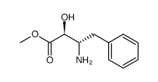 (3S,2S)-3-amino-2-hydroxy-4-phenylbutyric acid methyl ester Structure