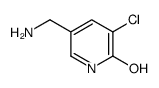 5-(aminomethyl)-3-chloropyridin-2-ol结构式