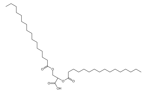 2,3-dipalmitoylglyceric acid Structure