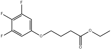 Ethyl 4-(3,4,5-trifluoro-phenoxy)butanoate结构式