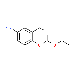 4H-1,3-Benzoxathiin-6-amine,2-ethoxy-(9CI)结构式