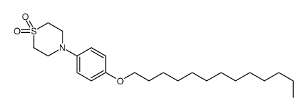 4-(4-tridecoxyphenyl)-1,4-thiazinane 1,1-dioxide Structure