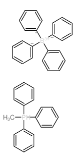 Phosphonium, methyltriphenyl-, tetraphenylborate(1-) Structure