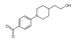 2-[1-(4-nitrophenyl)piperidin-4-yl]ethanol结构式