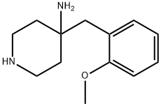 4-(2-Methoxybenzyl)piperidin-4-amine Structure