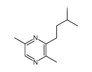 isopentyldimethylpyrazine,2-isopentyl-3,6-dimethylpyrazine Structure