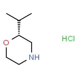 (R)-2-isopropylmorpholine hydrochloride structure