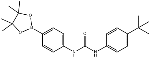 4-(4-叔丁基苯基星空app基)苯基硼酸频哪醇酯结构式