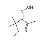 4H-Pyrazol-4-one,1,5-dihydro-1,3,5,5-tetramethyl-,oxime structure