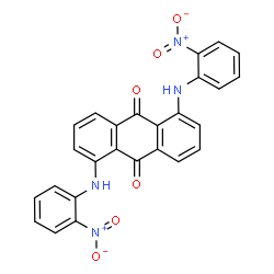 1,5-bis(o-nitroanilino)anthraquinone结构式