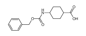 Cyclohexanecarboxylic acid, 4-[[(phenylmethoxy)carbonyl]amino]- (9CI) Structure